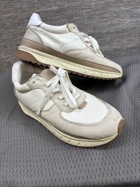 Madewell Style MB857 Leather Upper Off White/ Beige Womens Size 7.5M